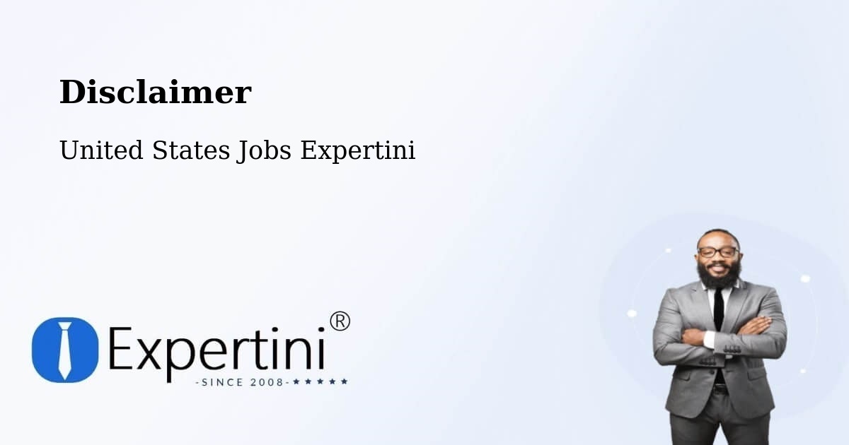 Disclaimer – Lanham - United States Jobs Expertini