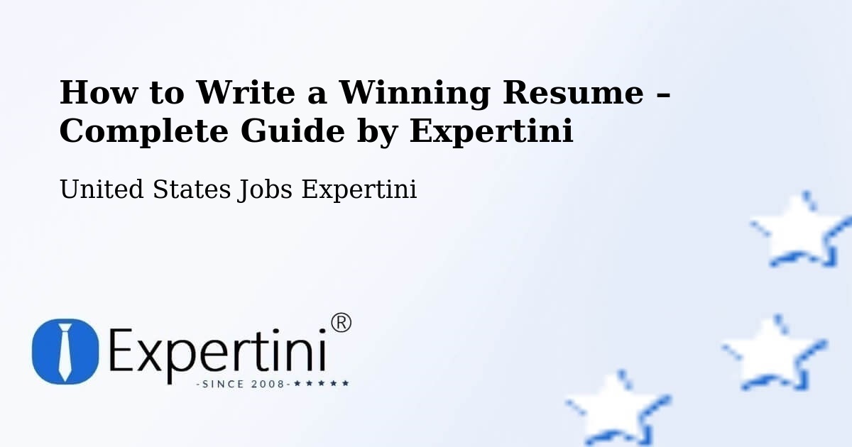 Resume Writing Guide for Job Seekers – Lanham - Lanham, United States Jobs Expertini