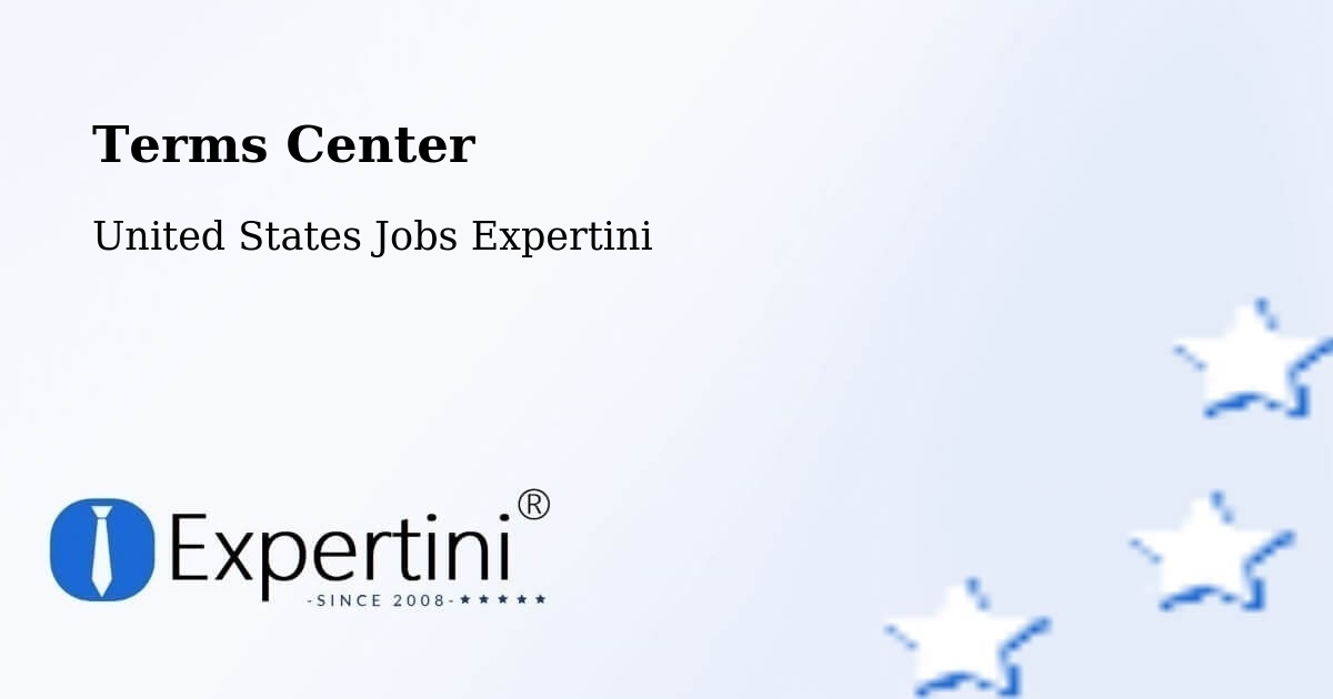 Terms of Service – Lanham - United States Jobs Expertini